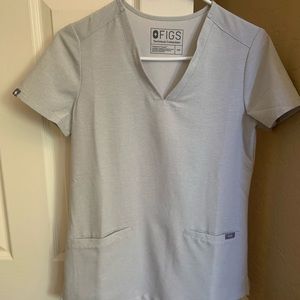SPACE GREY- figs casma top xxs